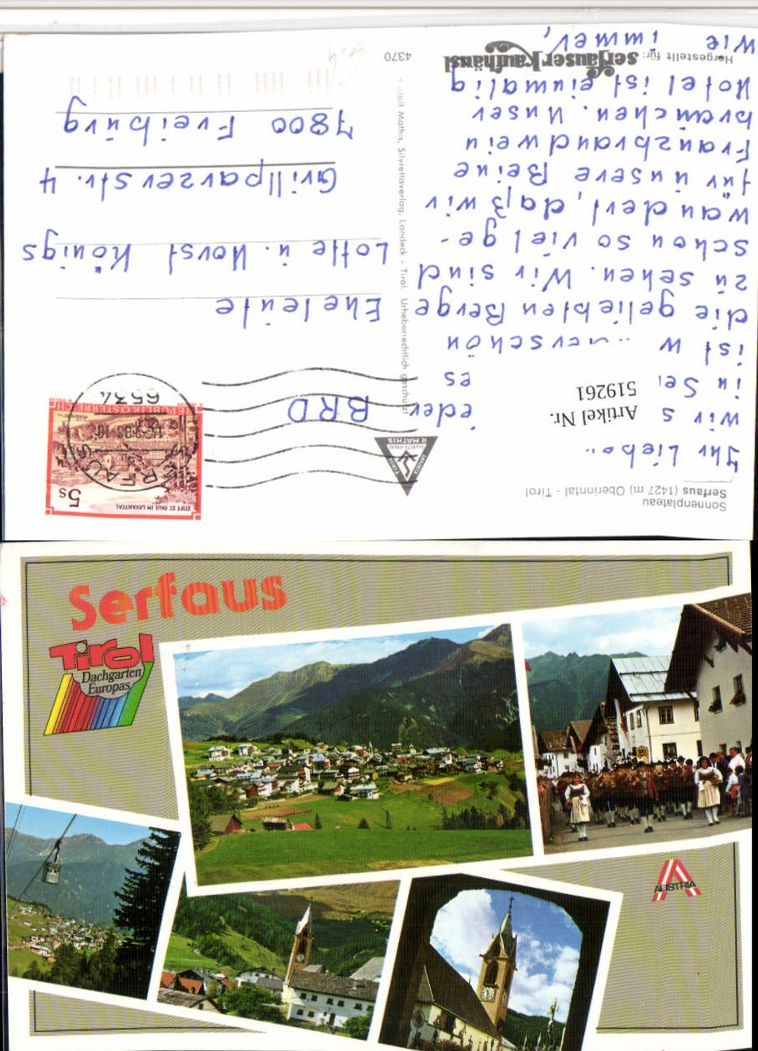 Alte Ansichtskarte – Old Postcard
