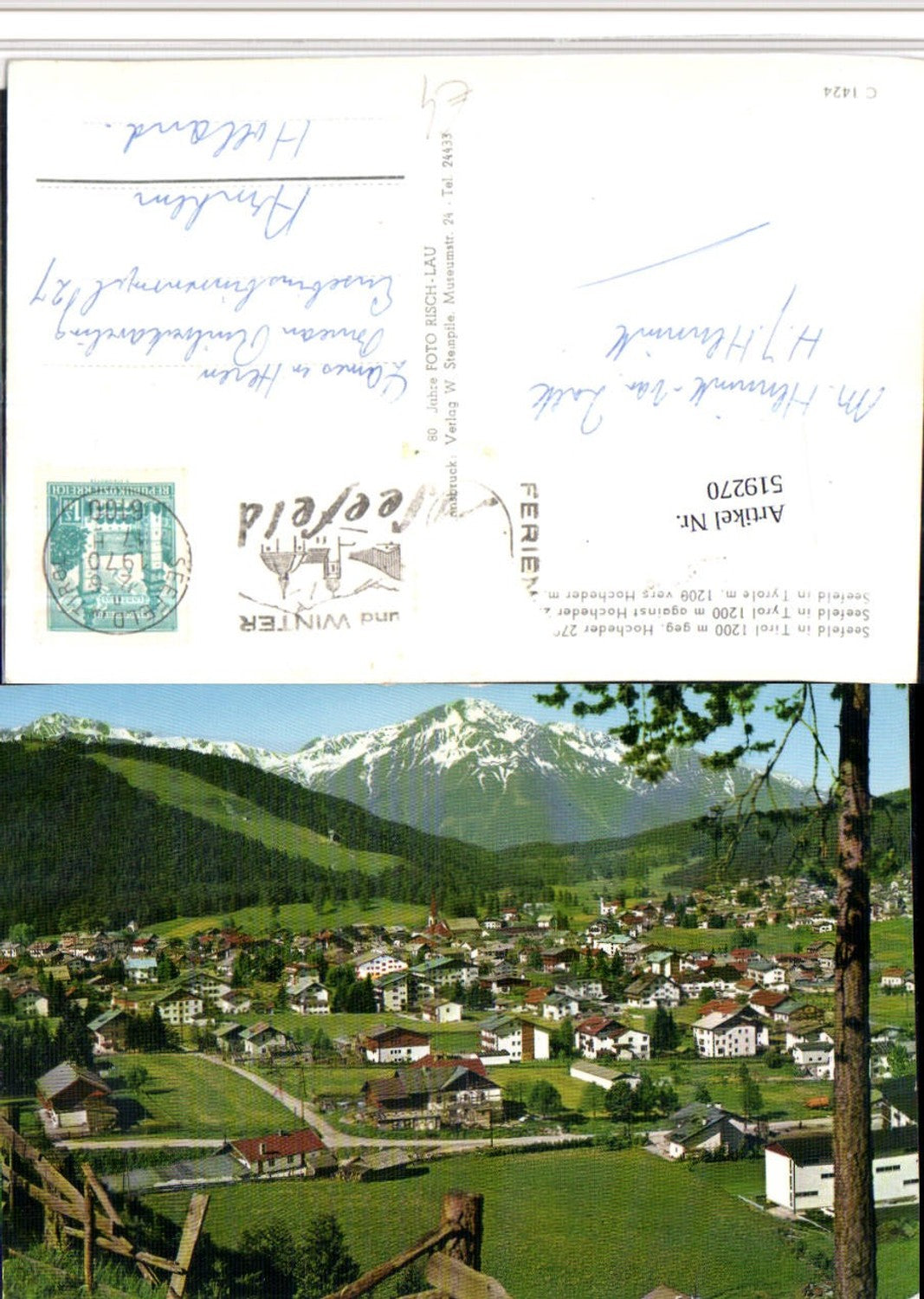 Alte Ansichtskarte – Old Postcard