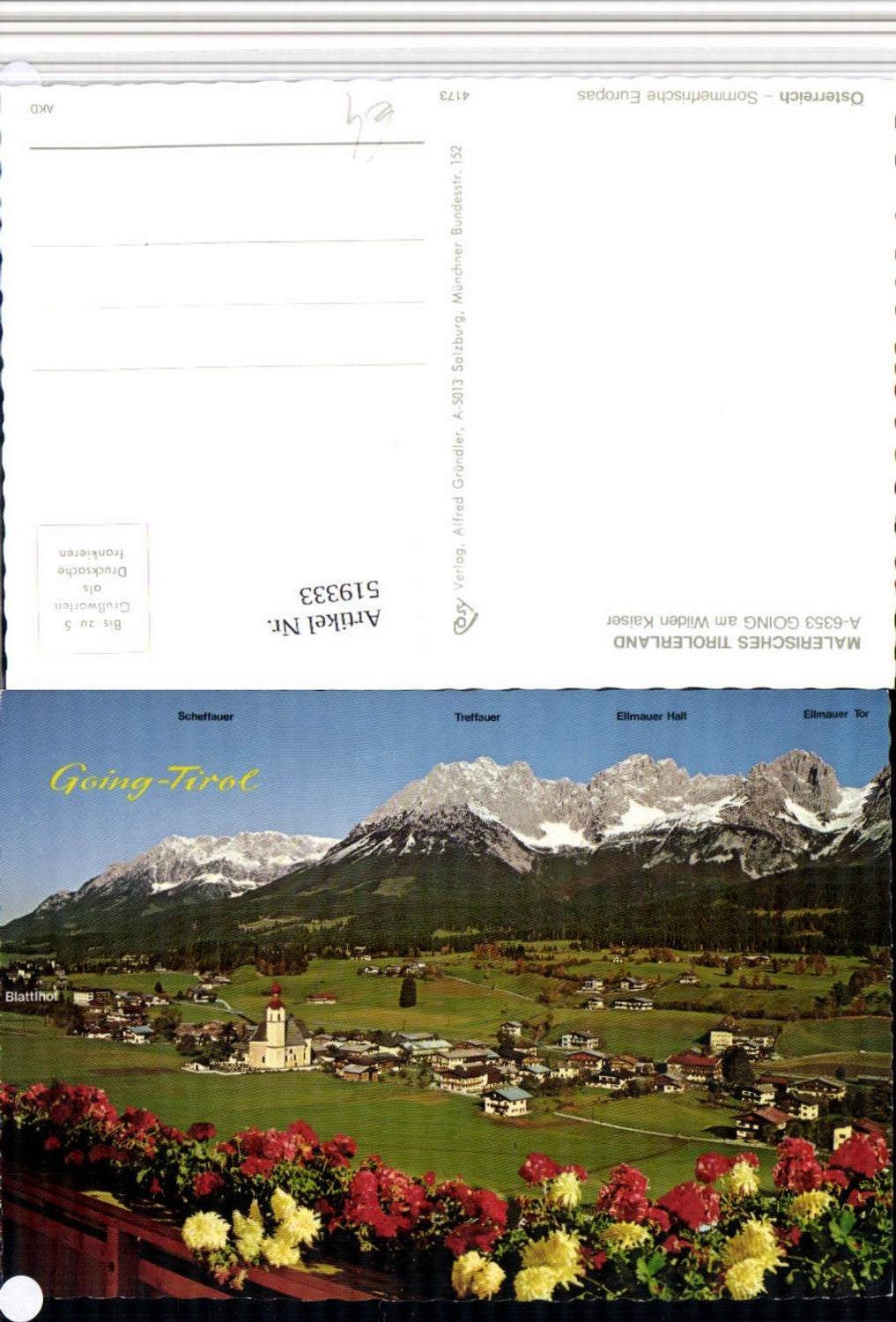 Alte Ansichtskarte – Old Postcard