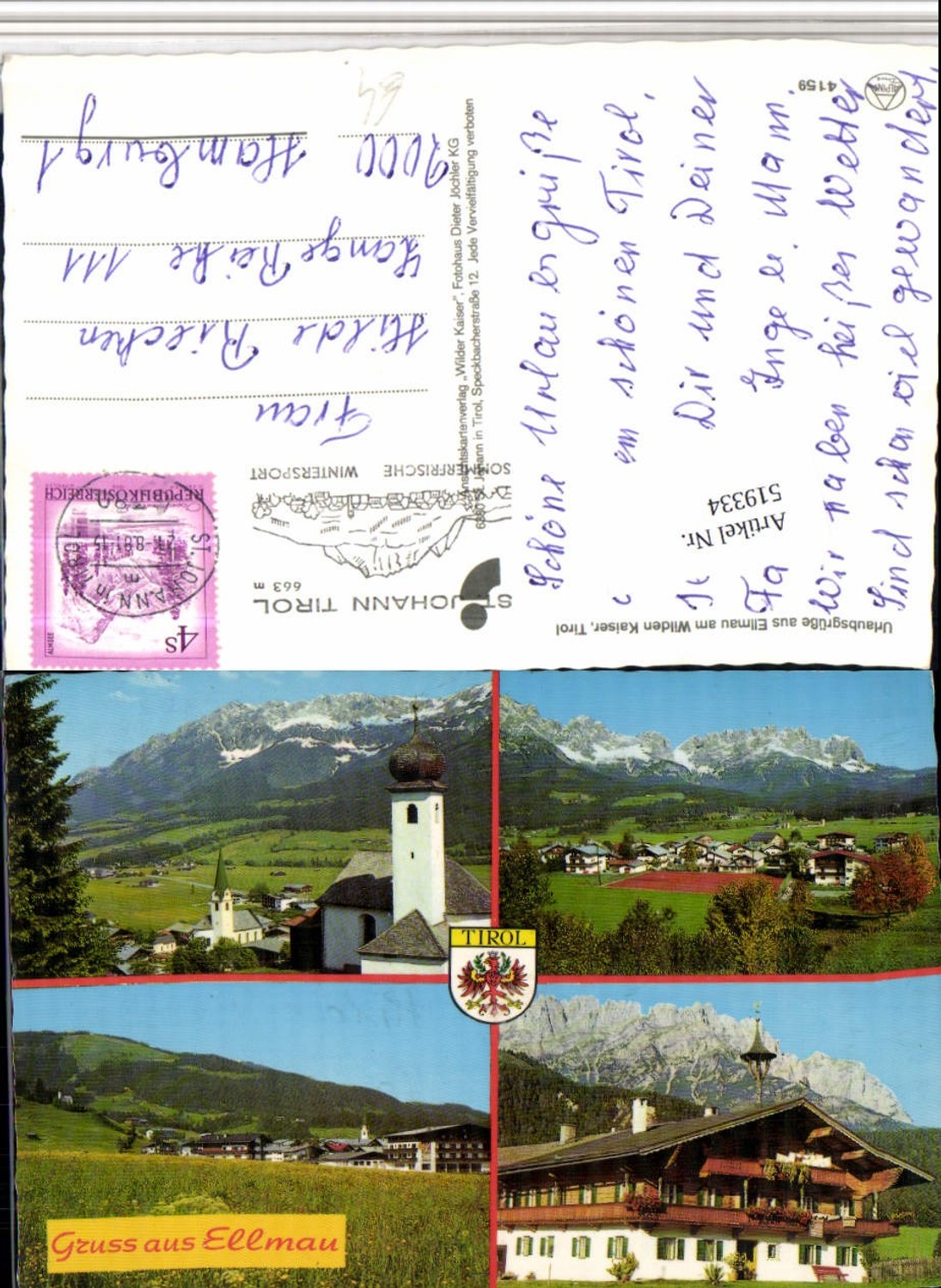 Alte Ansichtskarte – Old Postcard