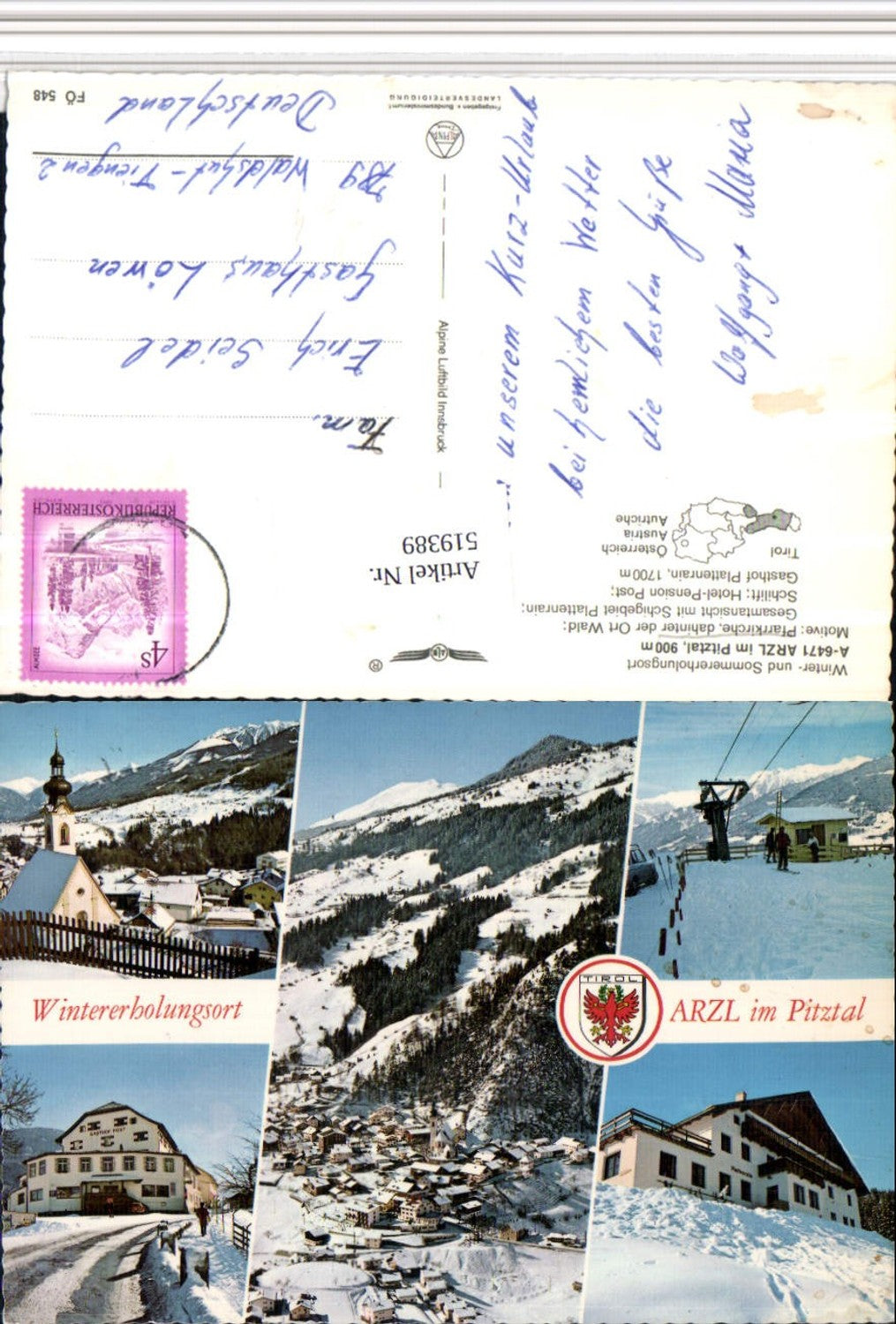 Alte Ansichtskarte – Old Postcard