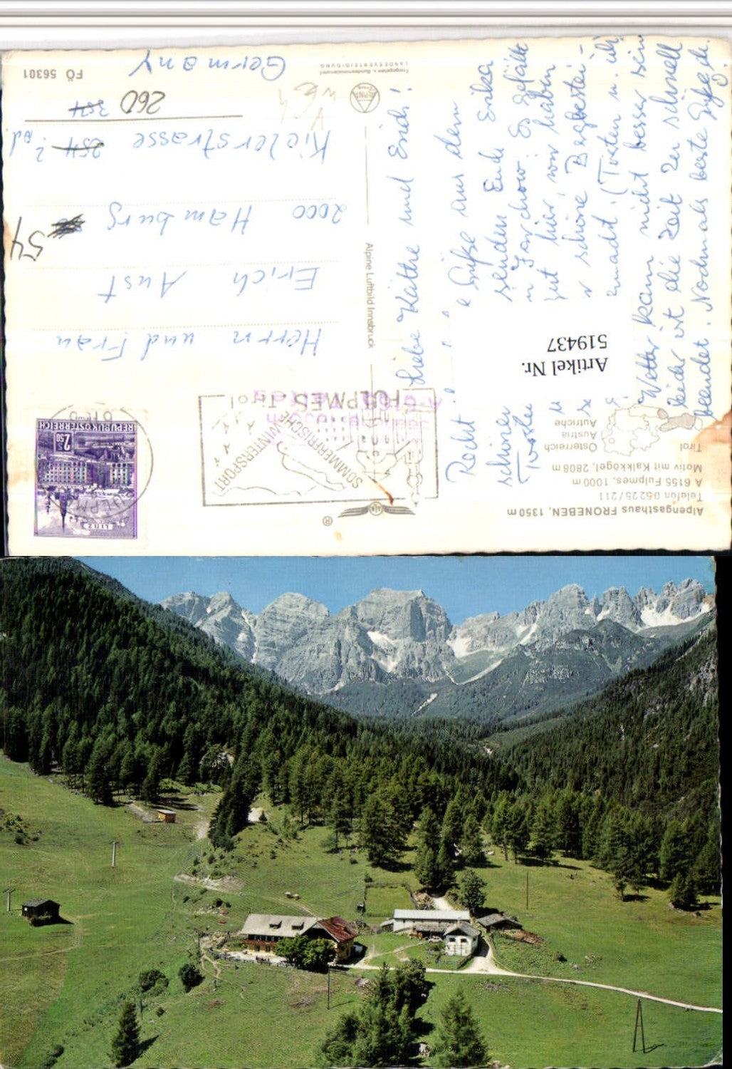 Alte Ansichtskarte – Old Postcard