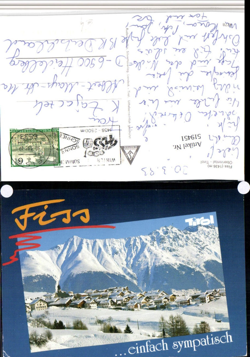 Alte Ansichtskarte – Old Postcard