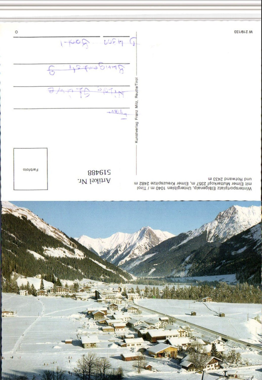 Alte Ansichtskarte – Old Postcard