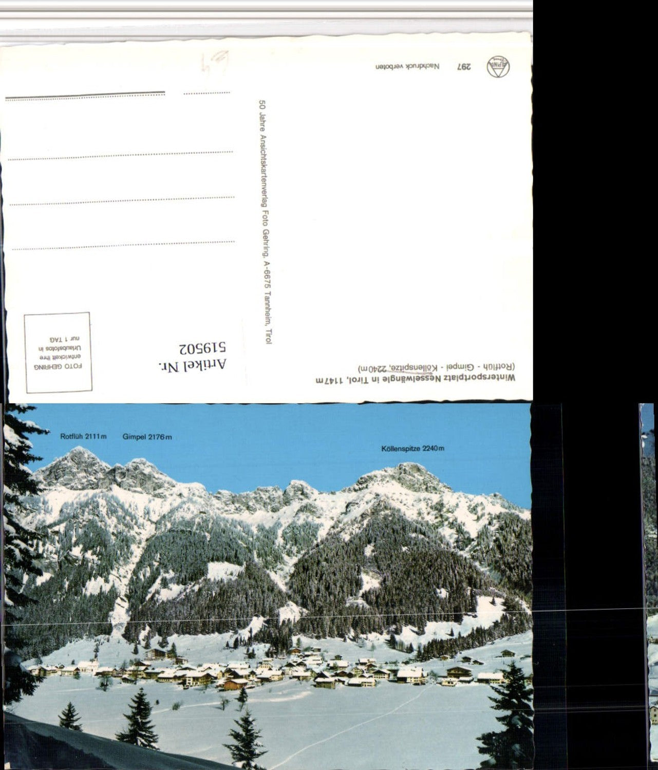 Alte Ansichtskarte – Old Postcard