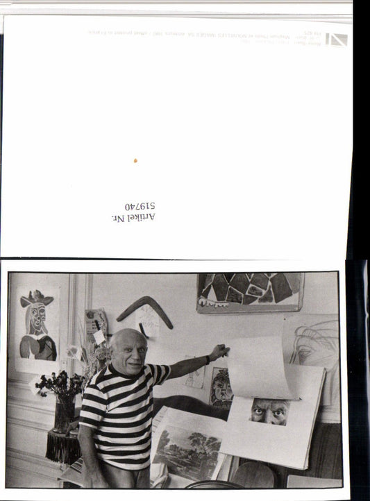 519740,Repro Künstler Maler Pablo Picasso 1957 Bilder