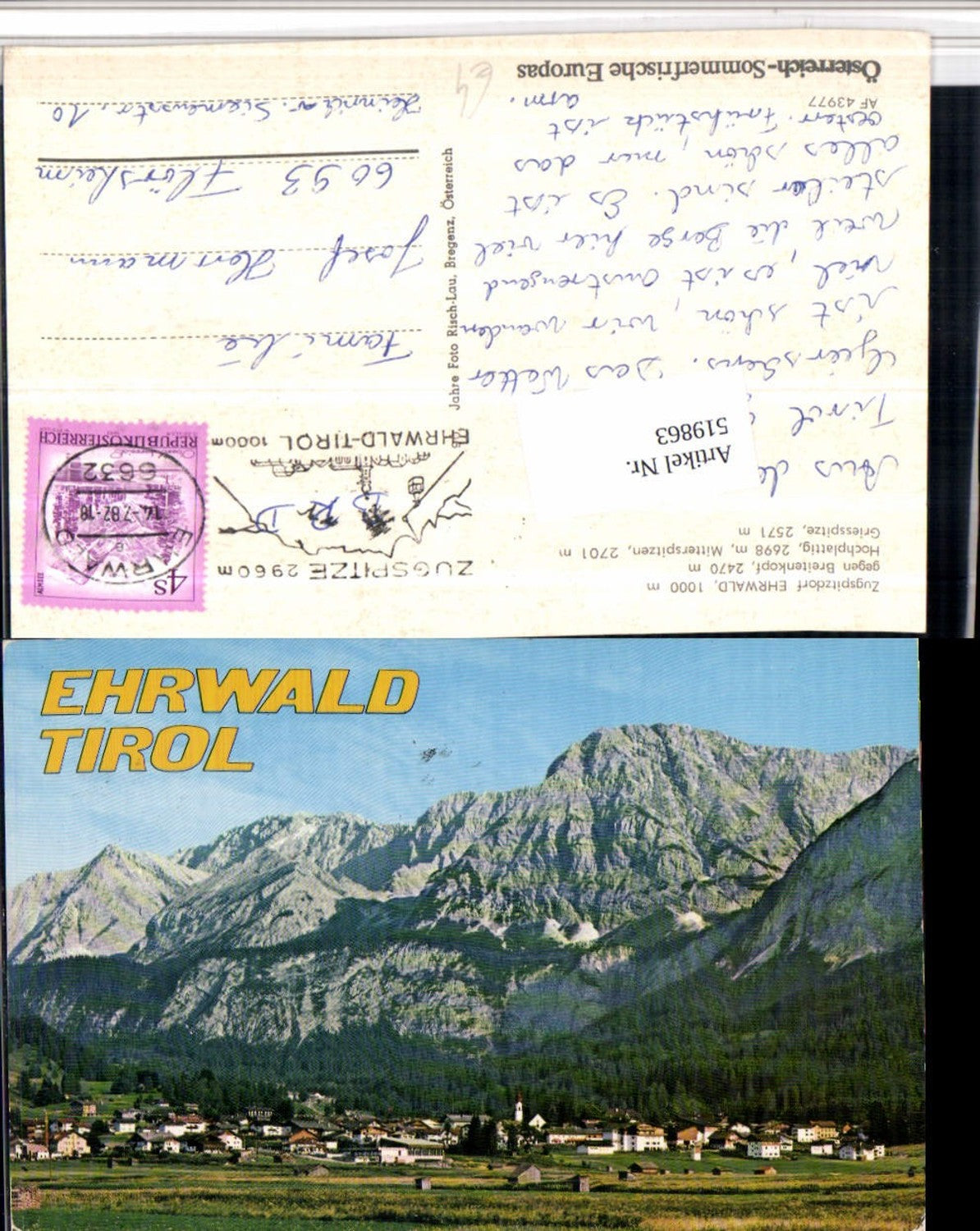 Alte Ansichtskarte – Old Postcard