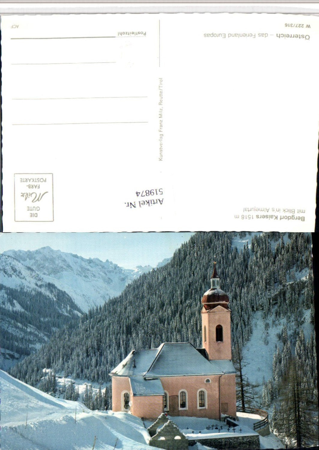 Alte Ansichtskarte – Old Postcard