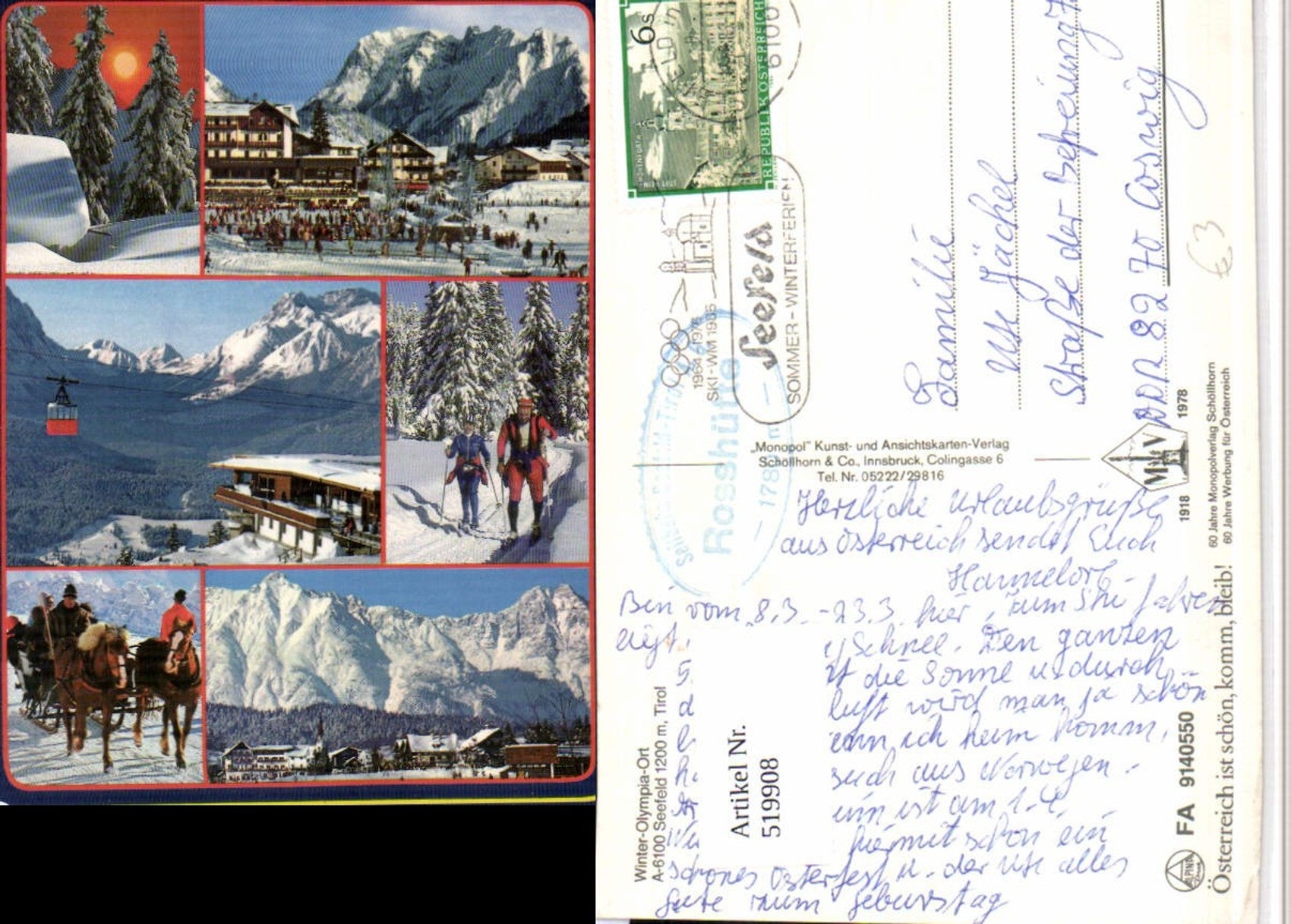 Alte Ansichtskarte – Old Postcard