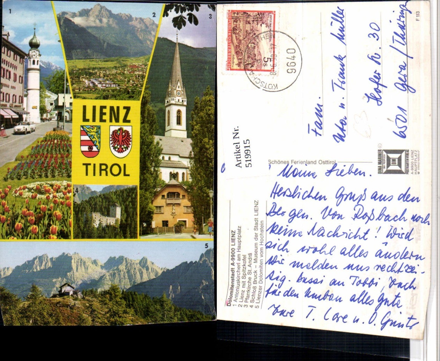 Alte Ansichtskarte – Old Postcard