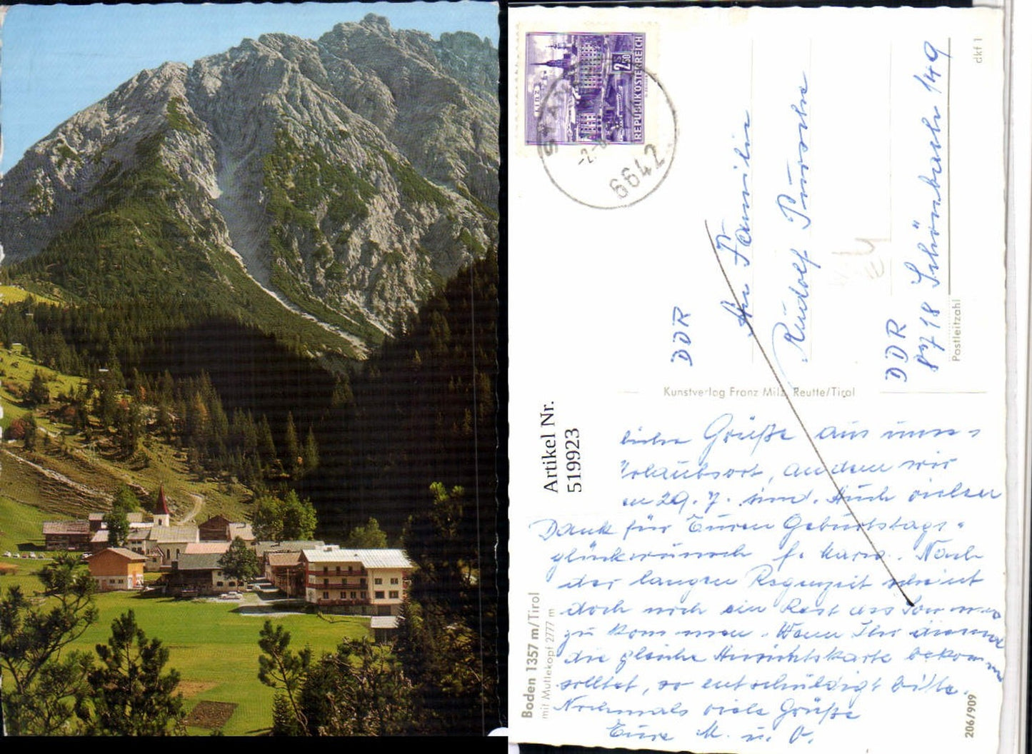 Alte Ansichtskarte – Old Postcard