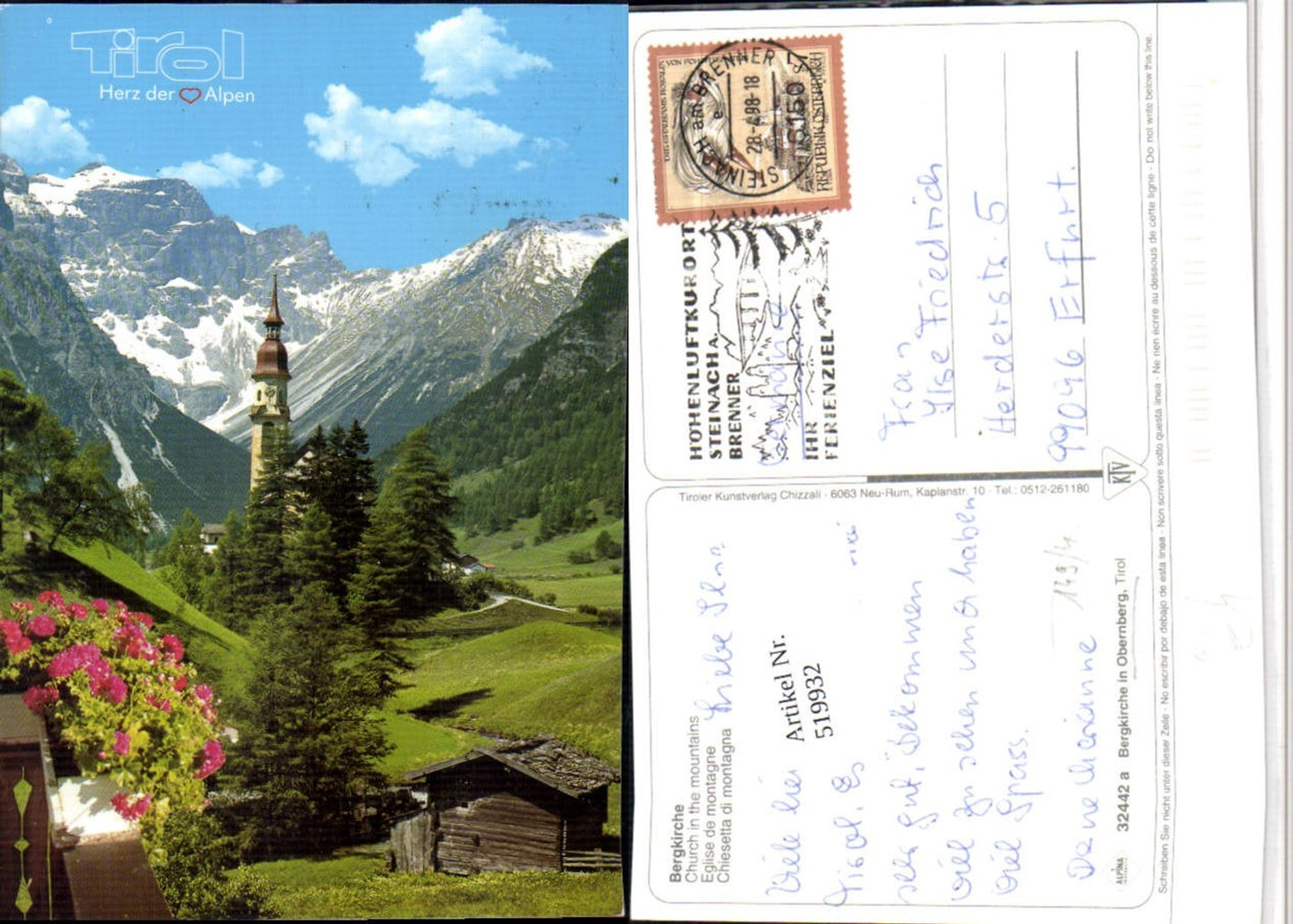 Alte Ansichtskarte – Old Postcard