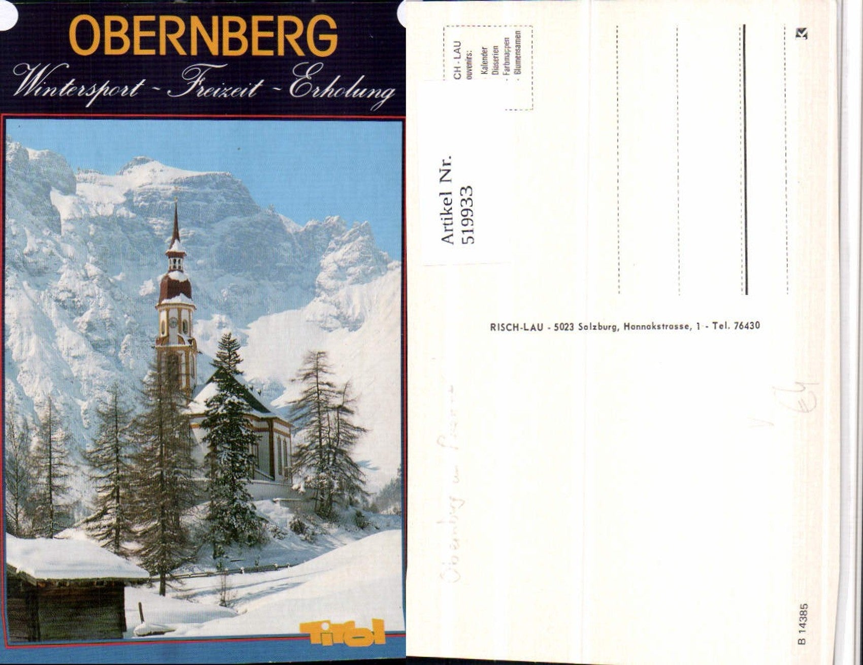 Alte Ansichtskarte – Old Postcard