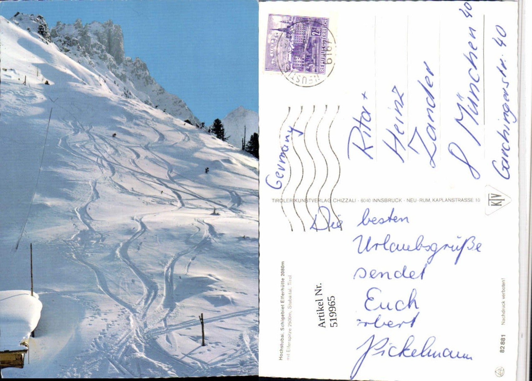 Alte Ansichtskarte – Old Postcard