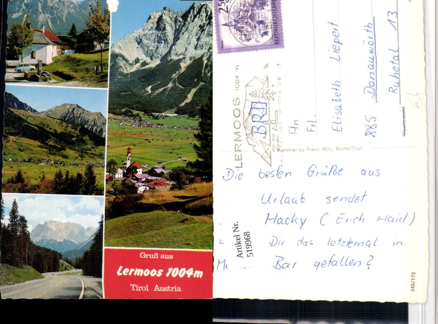 Alte Ansichtskarte – Old Postcard