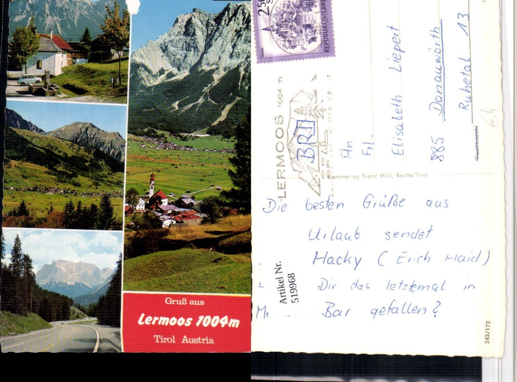 Alte Ansichtskarte – Old Postcard