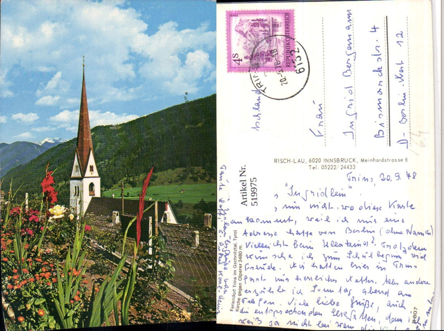 Alte Ansichtskarte – Old Postcard