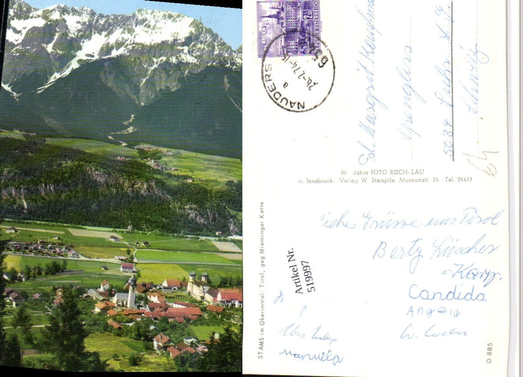 Alte Ansichtskarte – Old Postcard