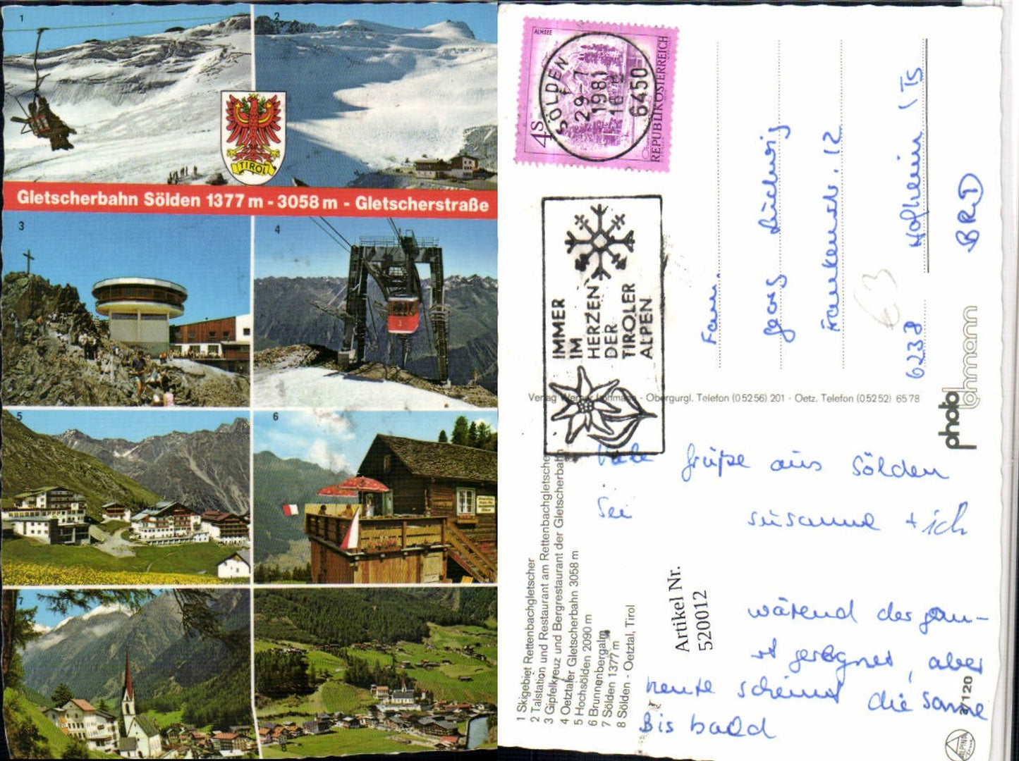 Alte Ansichtskarte – Old Postcard