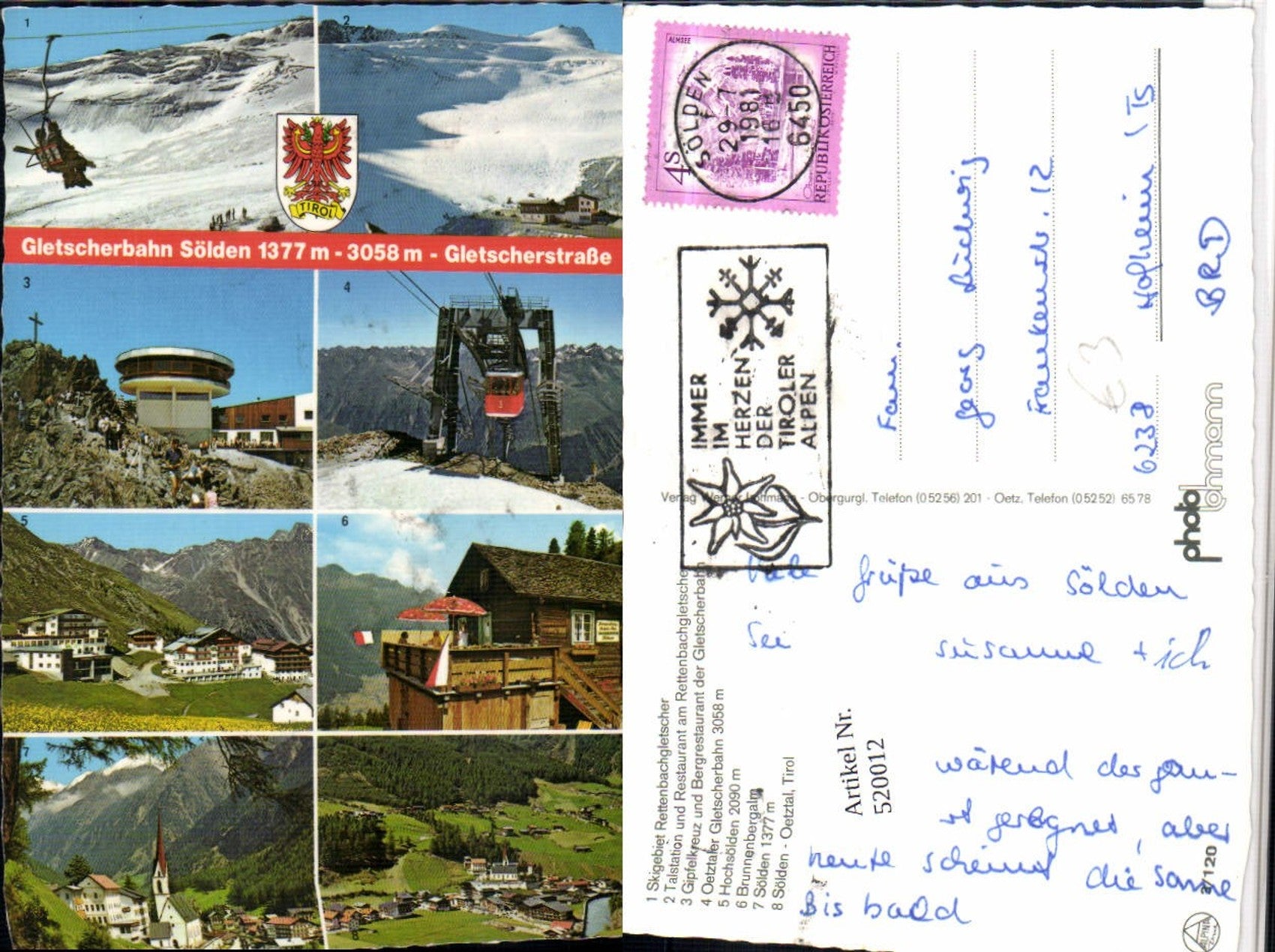 Alte Ansichtskarte – Old Postcard