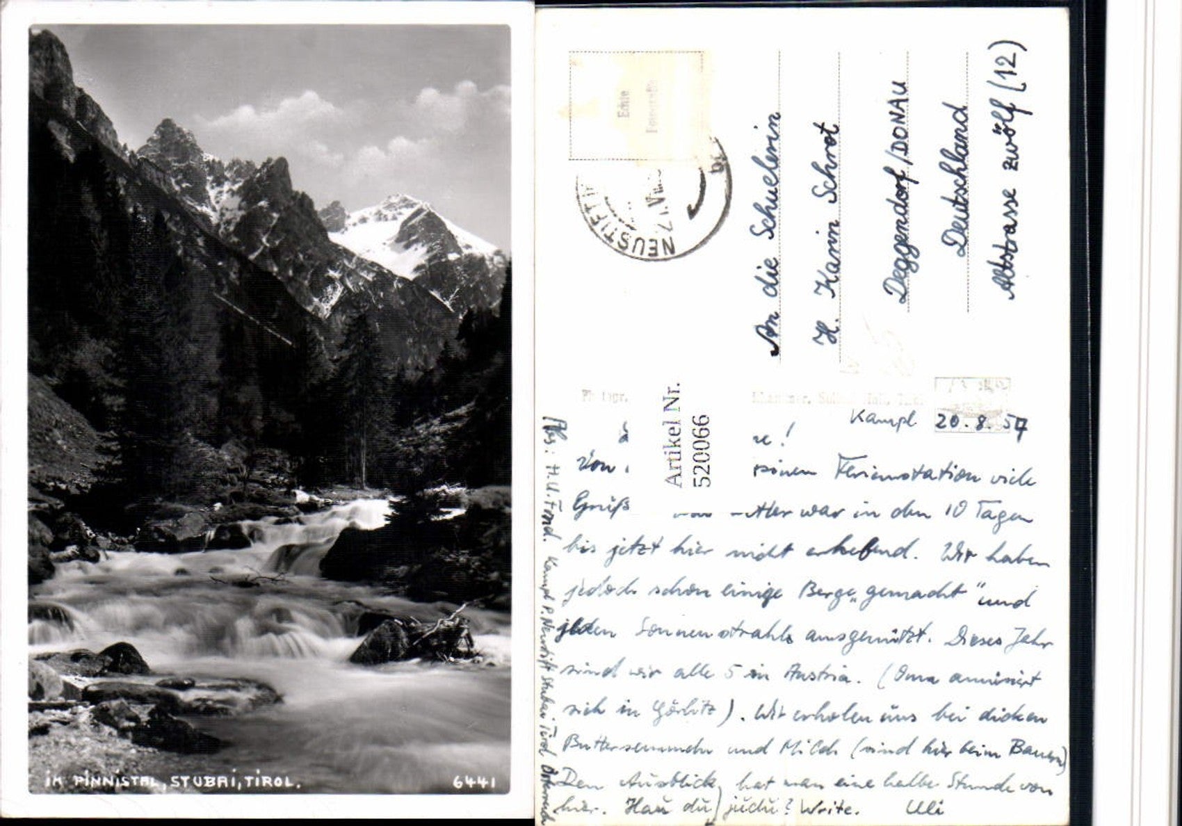 Alte Ansichtskarte – Old Postcard