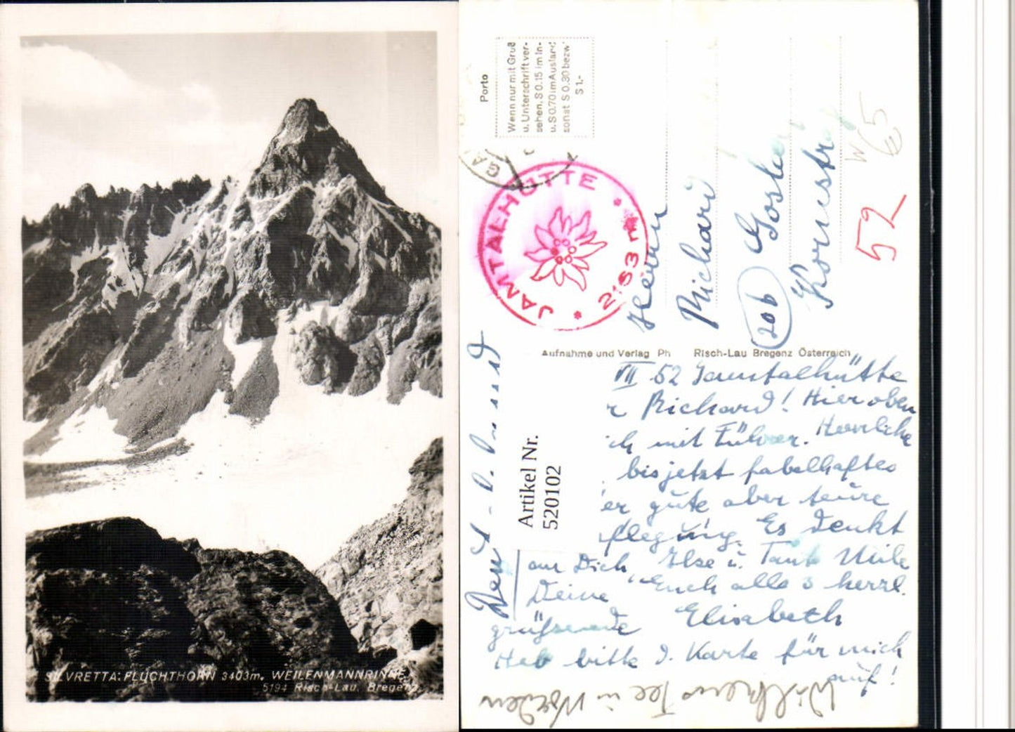 Alte Ansichtskarte – Old Postcard