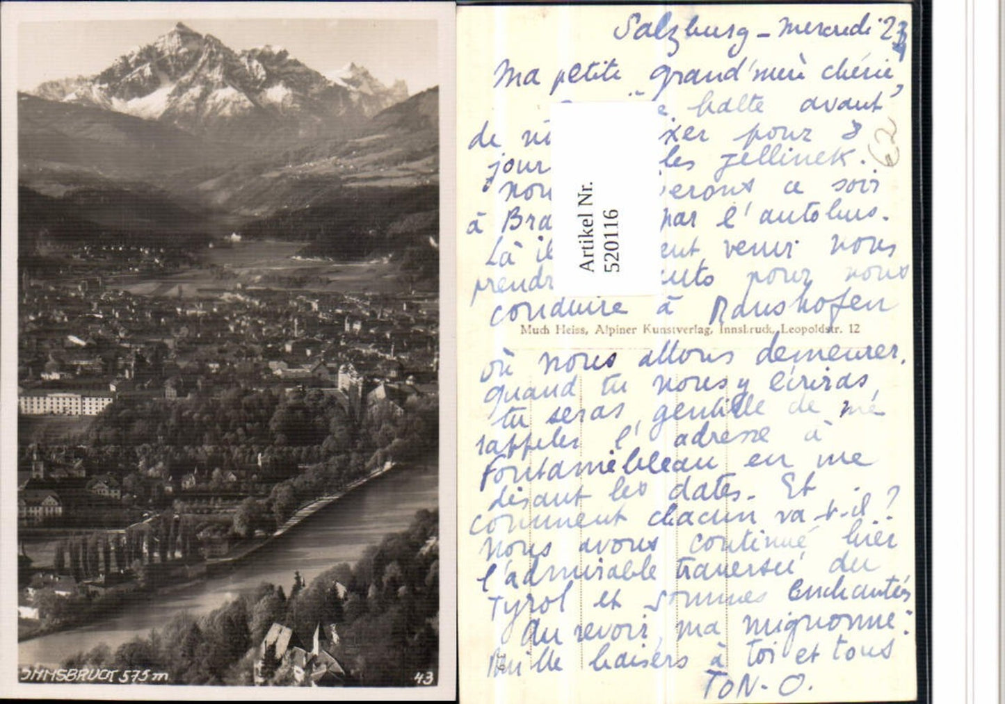 Alte Ansichtskarte – Old Postcard