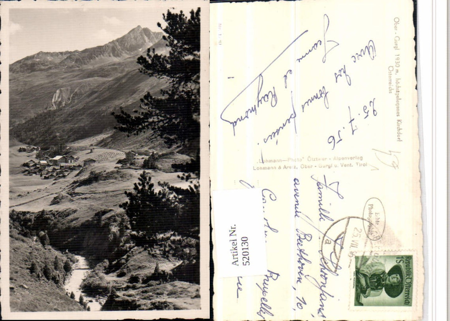 Alte Ansichtskarte – Old Postcard