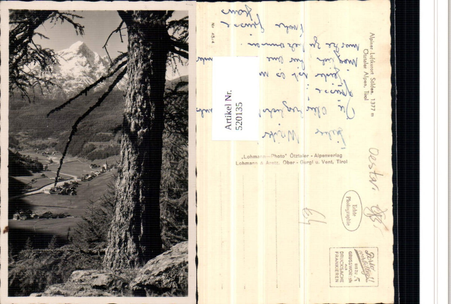 Alte Ansichtskarte – Old Postcard