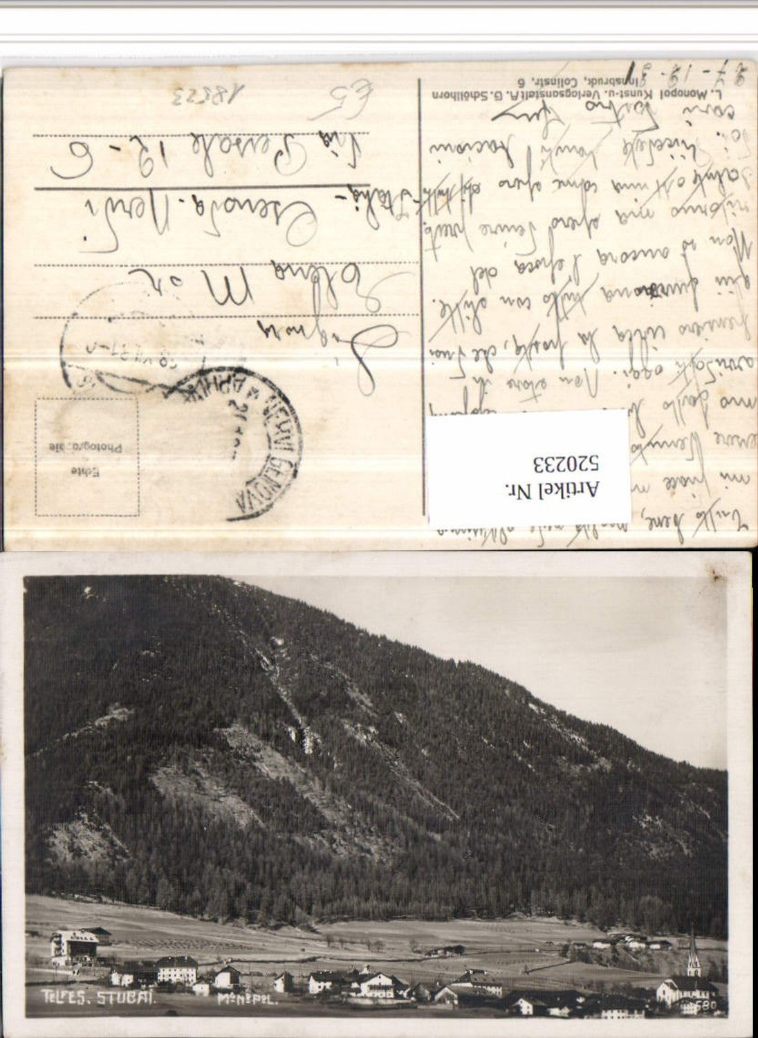 Alte Ansichtskarte – Old Postcard