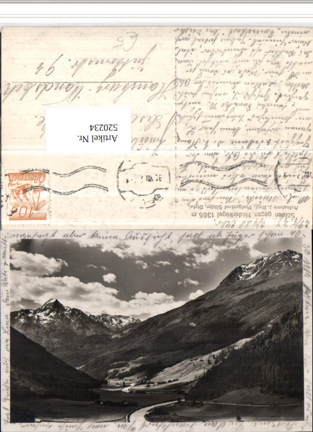 Alte Ansichtskarte – Old Postcard