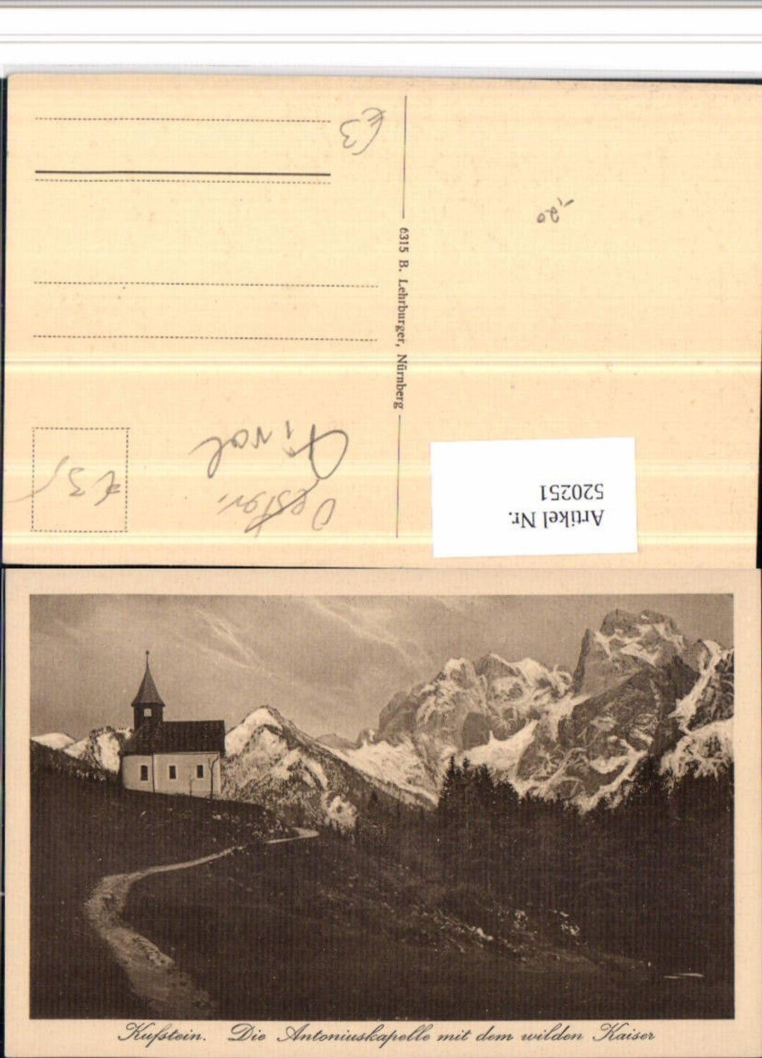 Alte Ansichtskarte – Old Postcard