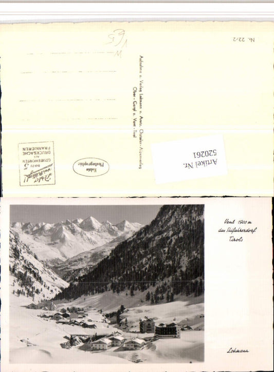 Alte Ansichtskarte – Old Postcard