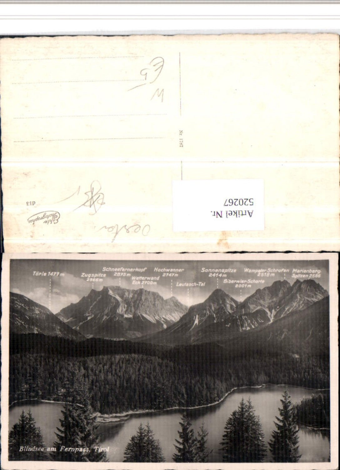 Alte Ansichtskarte – Old Postcard