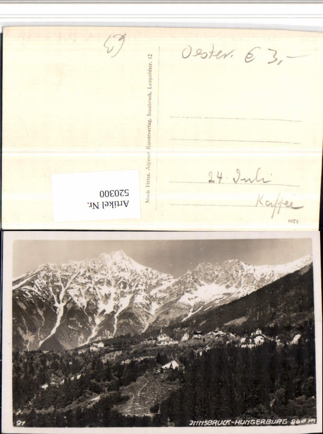 Alte Ansichtskarte – Old Postcard