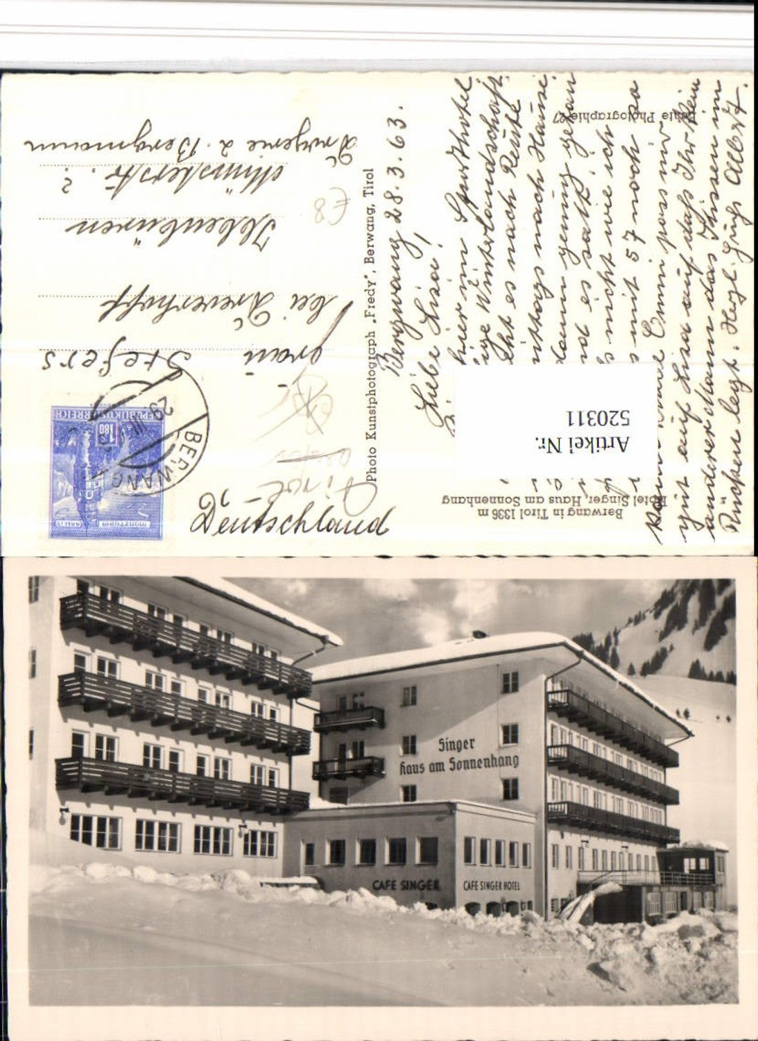Alte Ansichtskarte – Old Postcard