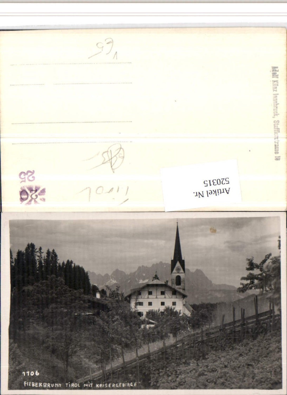 Alte Ansichtskarte – Old Postcard