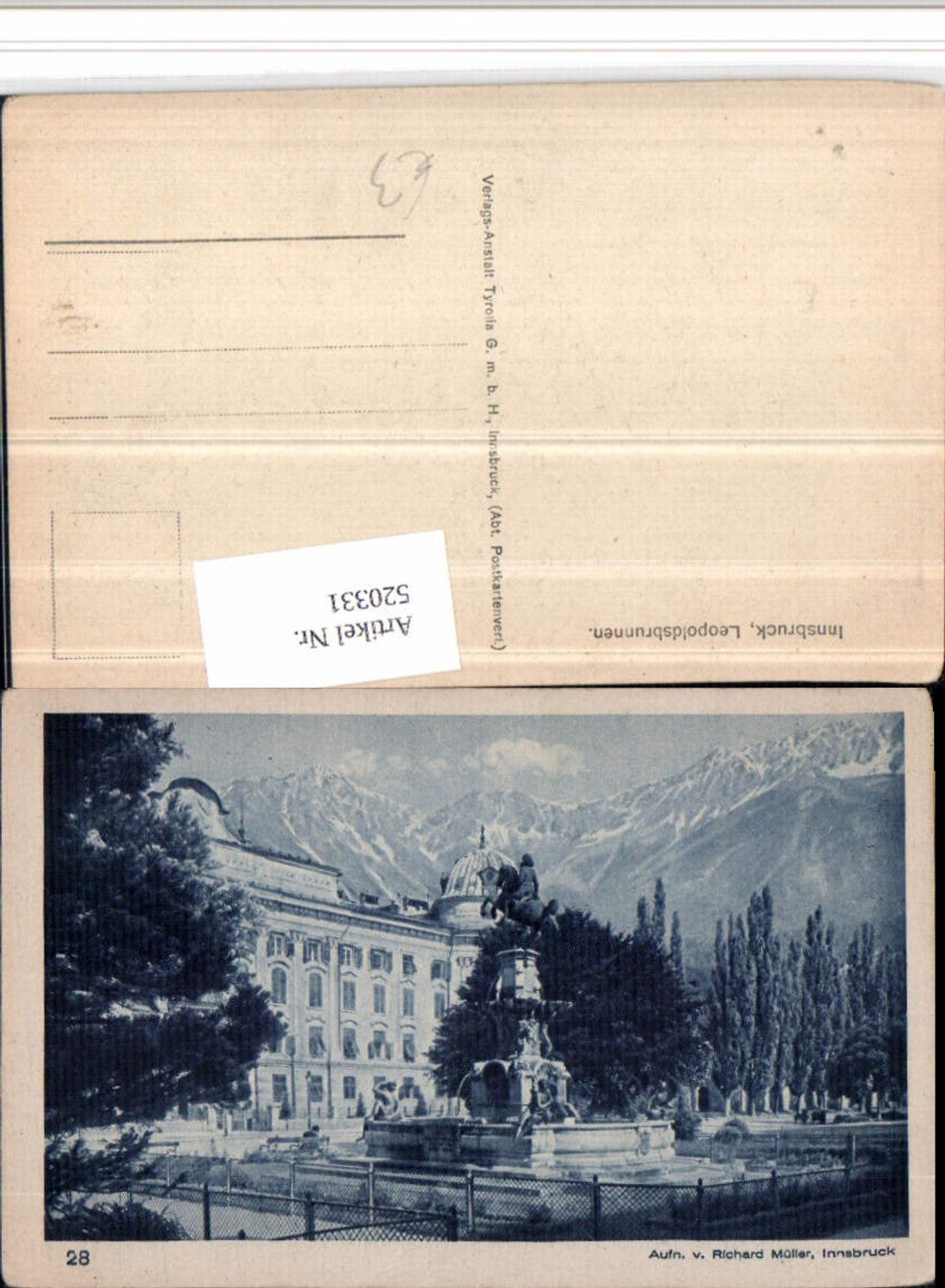 Alte Ansichtskarte – Old Postcard