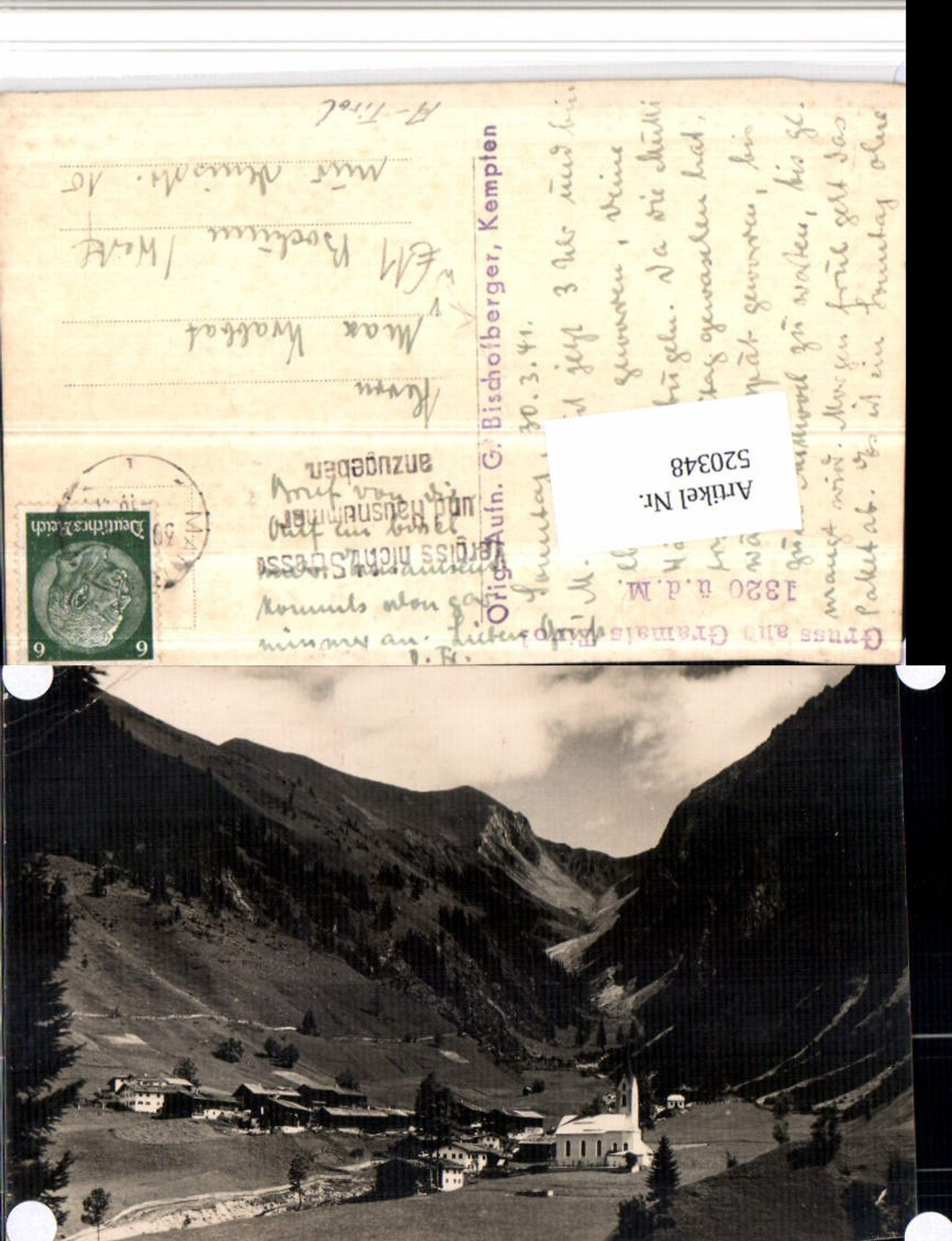 Alte Ansichtskarte – Old Postcard