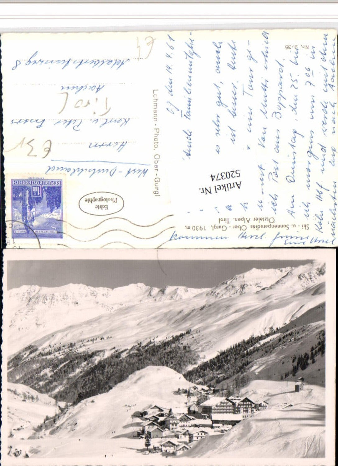 Alte Ansichtskarte – Old Postcard