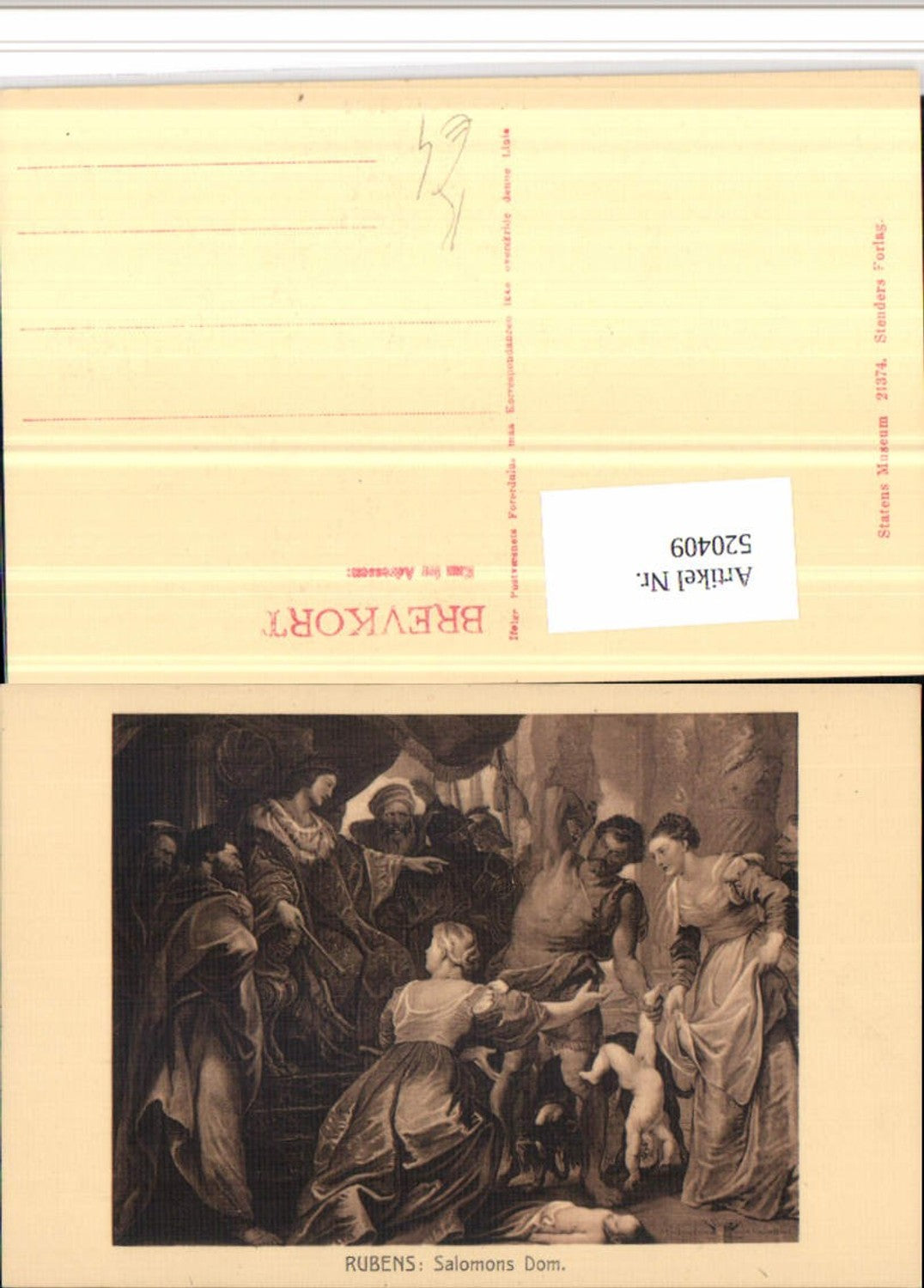 520409,Künstler AK Rubens Salomons Dom Personen Kinder