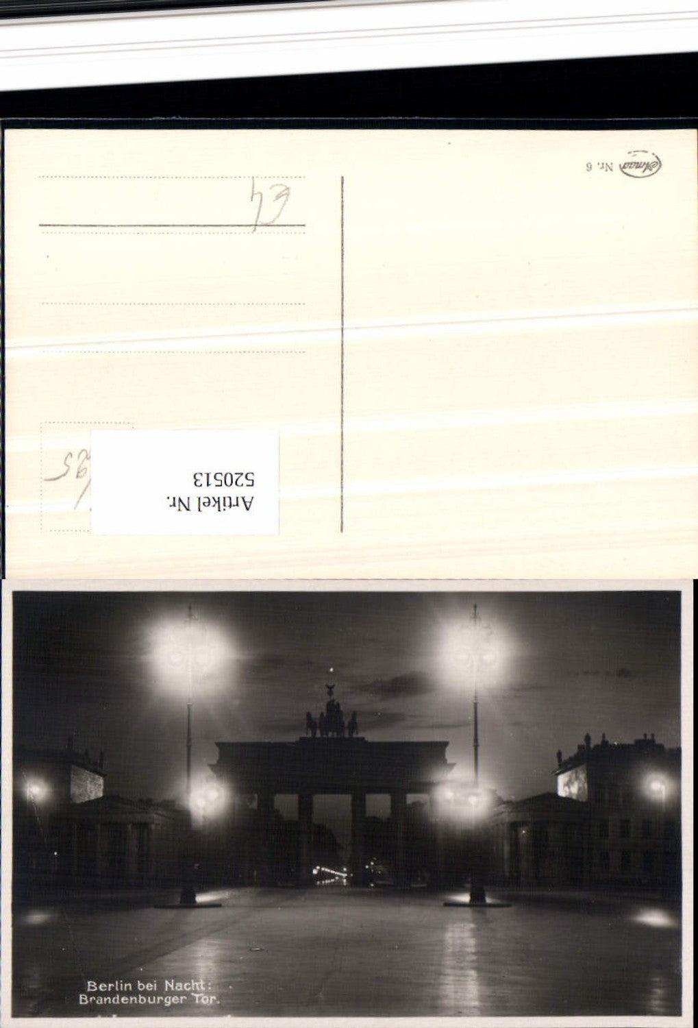 520513,Berlin bei Nacht Brandenburger Tor Mitte Dorotheenstadt