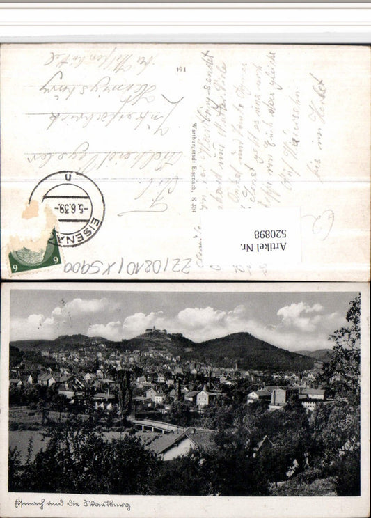 520898, Eisenach Total with Wartburg Castle