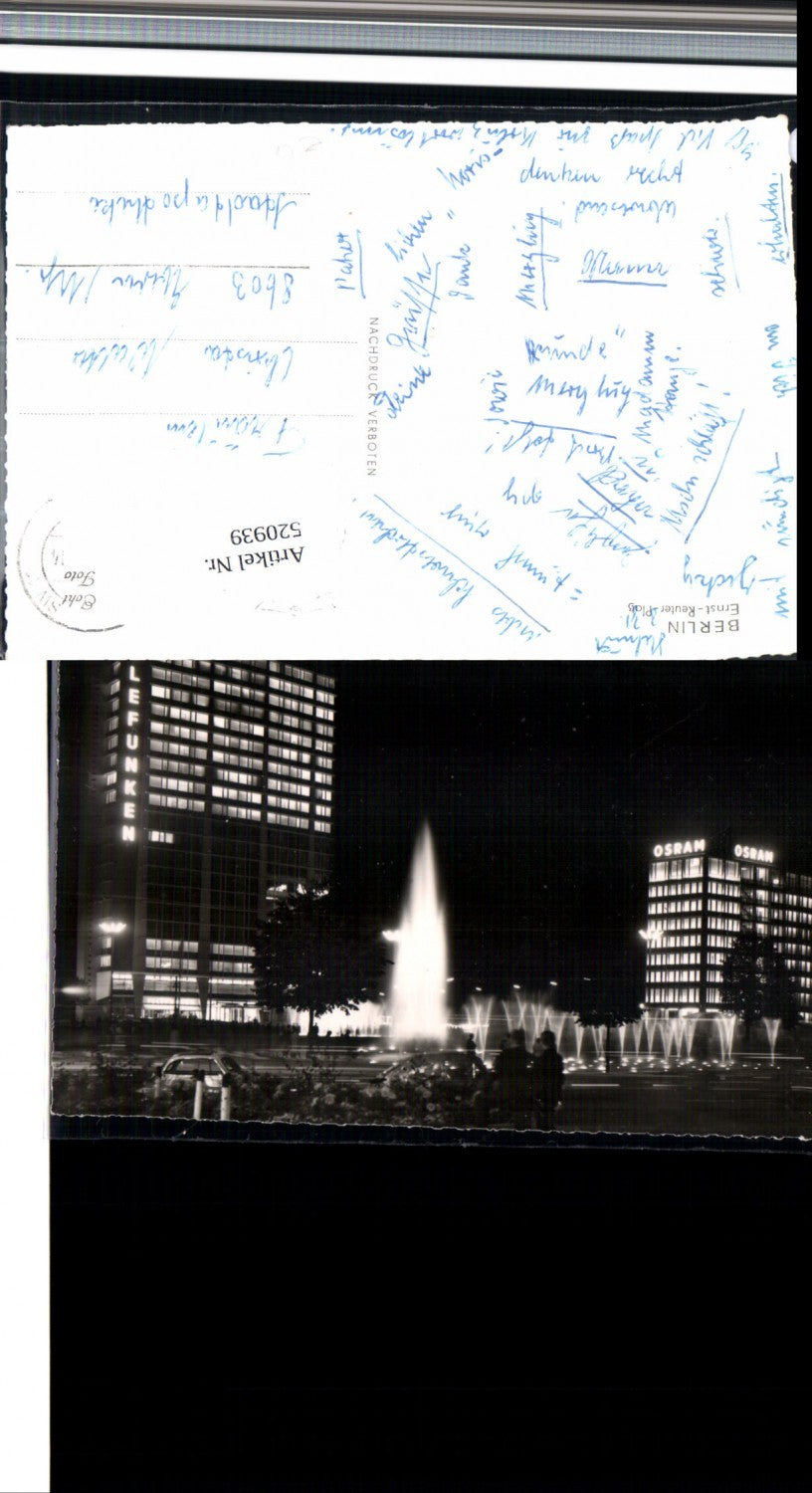 520939,Berlin Charlottenburg Ernst Reuter Platz bei Nacht