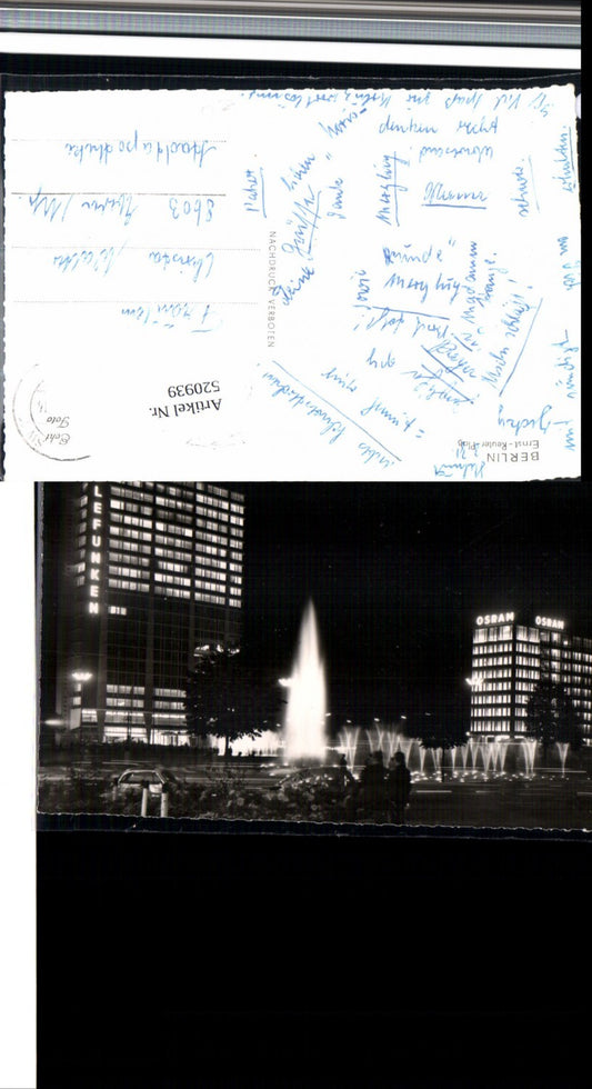 520939,Berlin Charlottenburg Ernst Reuter Platz bei Nacht