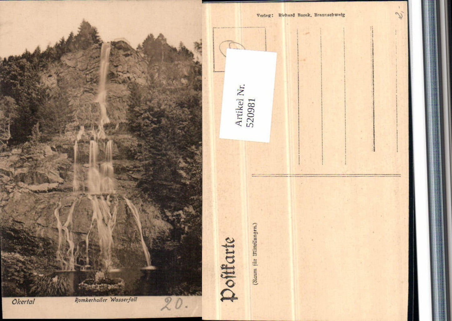 520981,Okertal im Harz Romkerhaller Wasserfall Romkerhalle Goslar