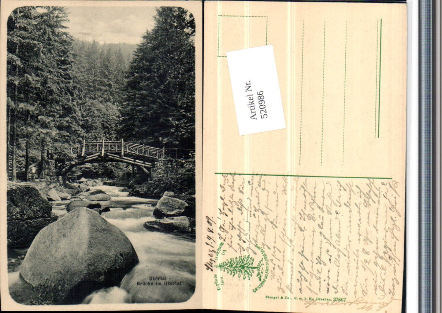 520986,Okertal im Harz Brücke LK Goslar