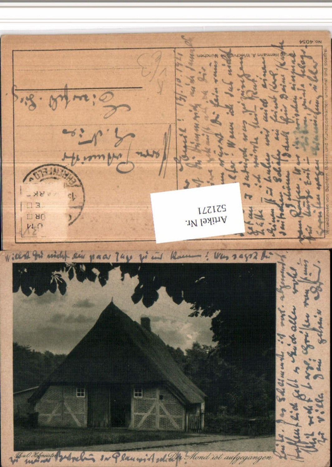 521271,Fotokunst Th. u. O. Hofmeister Mond Haus pub A. Wiechmann 4054