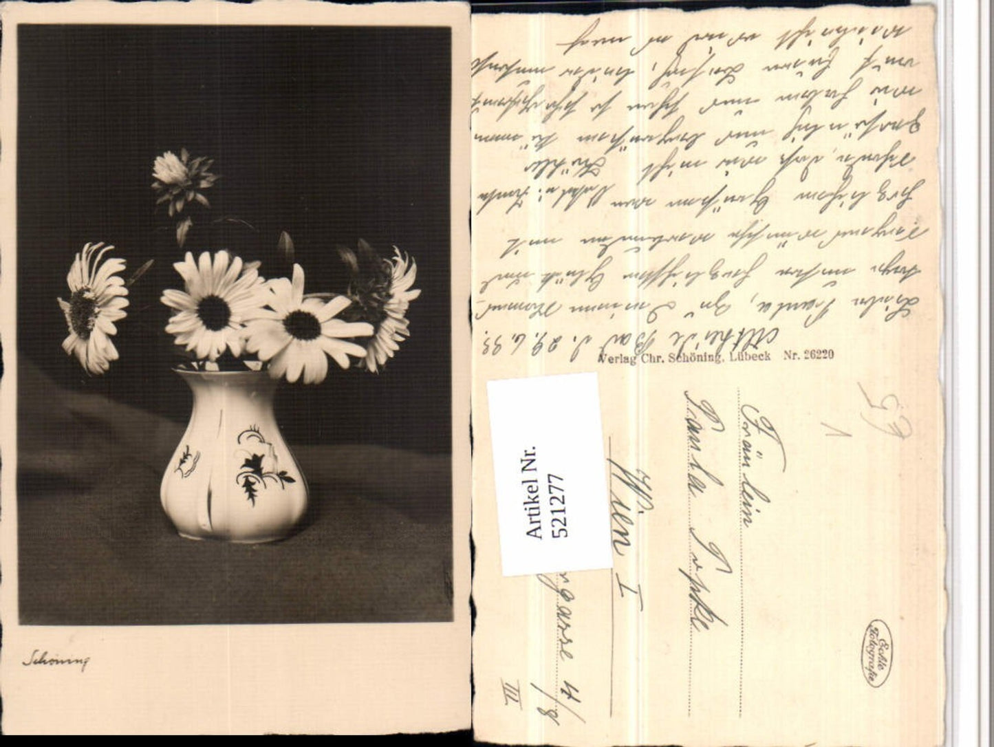 521277,Fotokunst Chr. Schöning 26220 Blumen Vase