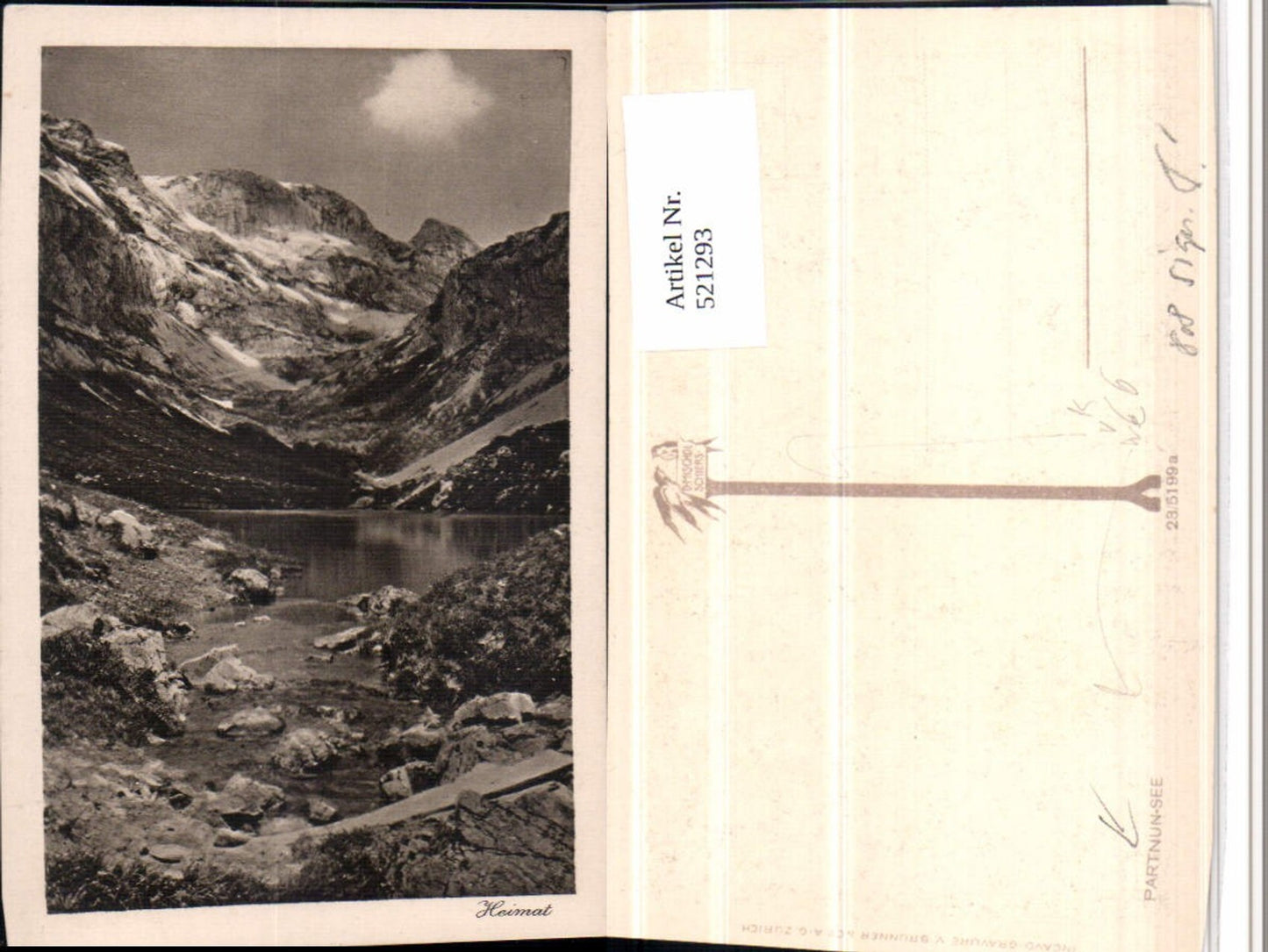 521293,Fotokunst D. Mischol Schiers 23/5199a Parnun-See Bergkulisse
